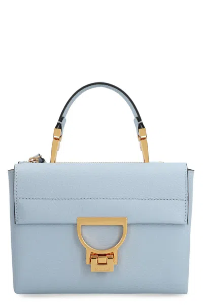 Coccinelle Arlettis Leather Handbag In Blue