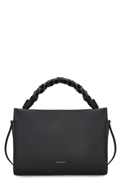 Coccinelle Boheme Shoulder Bag In Black