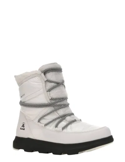 Kamik Lea Pull Ankle Boot In White