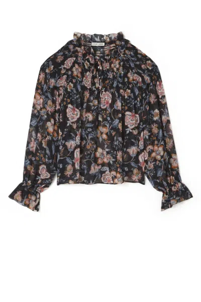 Louise Misha Naomie Blouse In Charcoal Tpical Loon In Multi