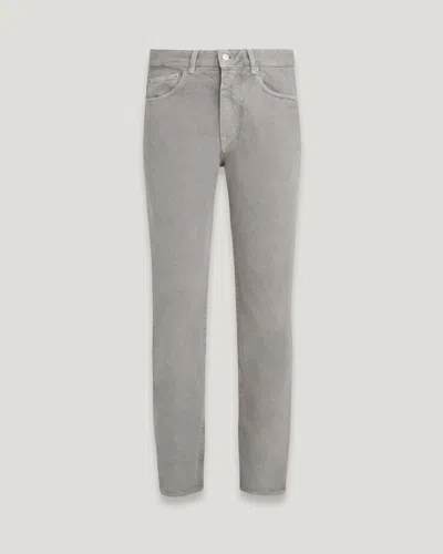 Belstaff Mineral Brockton Straight Jeans In Dark Cloud Grey