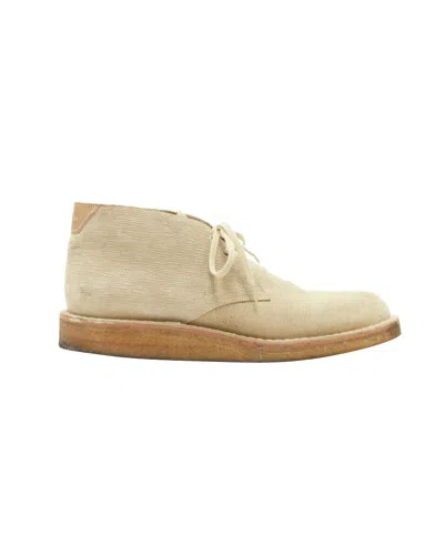Pre-owned Louis Vuitton Taupe Sand Epi Suede Crepe Sole Ankle Desert Boot In Beige