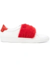 GIVENCHY GIVENCHY URBAN STREET SLIP-ON SNEAKERS - WHITE,BE0919216112289115
