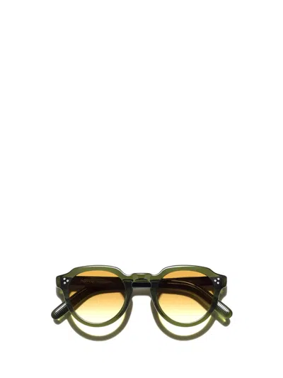 Moscot Sunglasses In Dark Green (chestnut Fade)