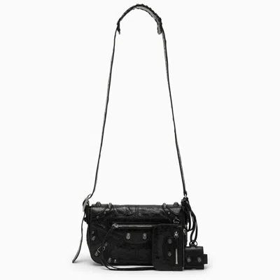 Balenciaga Le Cagole Xs Bag With Flap In Black