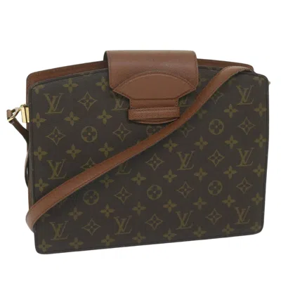 Pre-owned Louis Vuitton Courcelle Canvas Shoulder Bag () In Brown