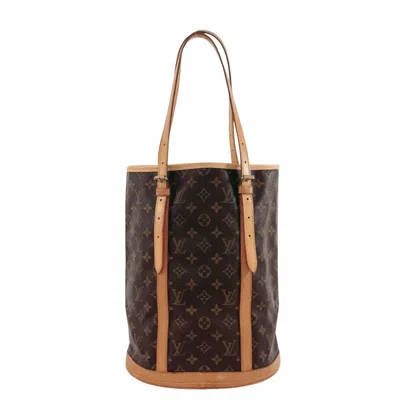 Pre-owned Louis Vuitton Bucket Gm Canvas Tote Bag () In Brown