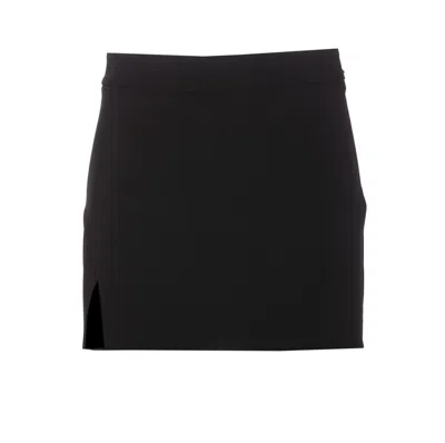 Patrizia Pepe Mini Skirt In Black