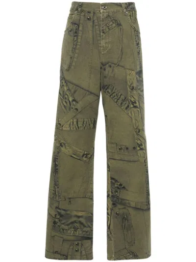 Blumarine Trousers In Militare Nero