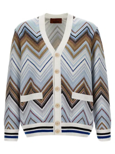 Missoni Zig Zag Cardigan In Multicolor