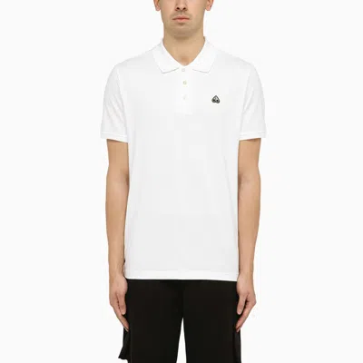 Moose Knuckles Classic Polo Shirt With Logo In White