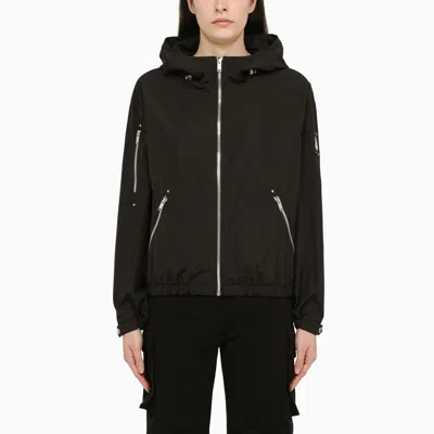 Moose Knuckles Lightweight Zipped Jacket Black In Silver