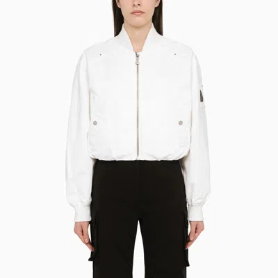 Moose Knuckles Zipped Jacket In White