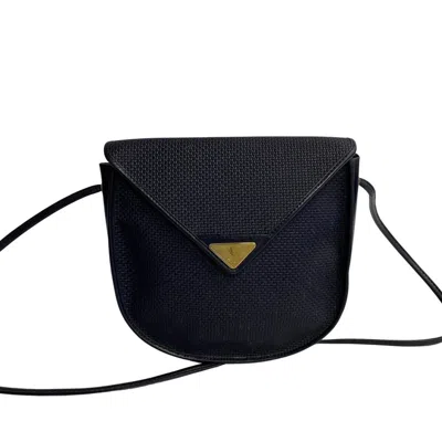 Saint Laurent Navy Leather Shoulder Bag ()