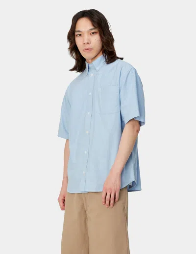 Carhartt -wip Braxton Shirt In Blue