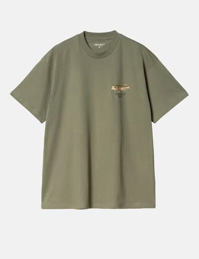 Carhartt -wip Fish T-shirt (loose) In Green