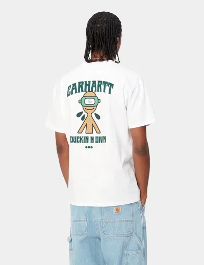 Carhartt -wip Duckin' T-shirt (loose) In White