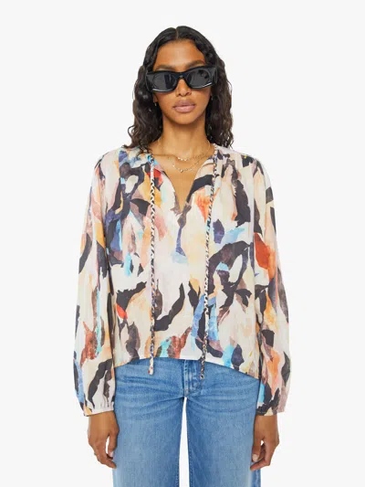 Maria Cher Violet Blouse Vibes Shirt In Sand - Size X-large