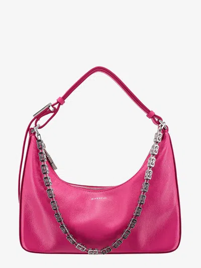 Givenchy Small Moon Cut Out Fuxia Bag In Pink