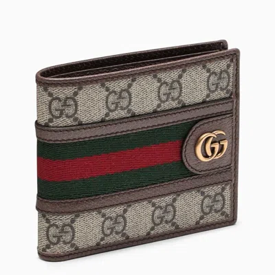 Gucci Gg Ophidia Coin Holder Men In Cream