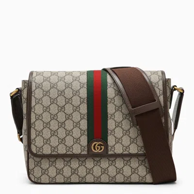 Gucci Medium Ophidia Crossbody Bag Men In Brown