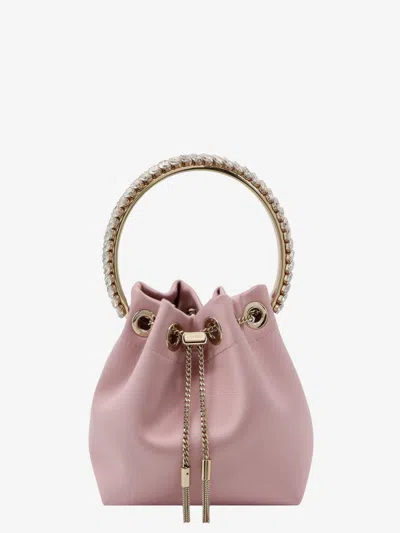 Jimmy Choo Woman Bon Bon Woman Pink Bucket Bags