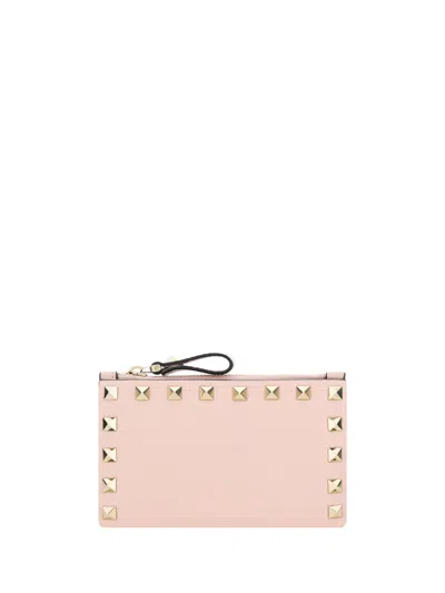 Valentino Garavani Women  Rockstud French Wallet In Multicolor