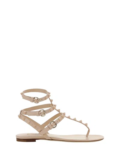 Valentino Garavani Rockstud Sandals In Multicolor