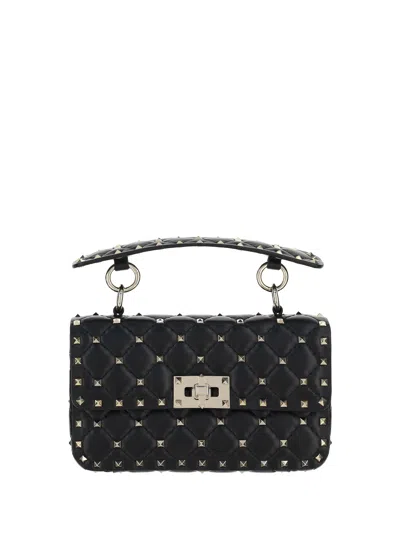 Valentino Garavani Rockstud Spike Small Handbag Women In Black