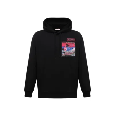 Valentino Neon Universe Sweatshirt In Black
