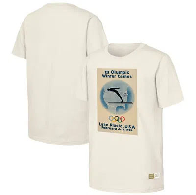 Outerstuff Natural 1932 Lake Placid Games Olympic Heritage T-shirt