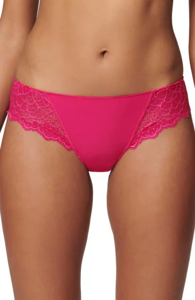 Simone Perele Caresse Basic Bikini Briefs In Teaberry Pink