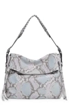 Aimee Kestenberg Bali Double Entry Bag In Pastel Snake