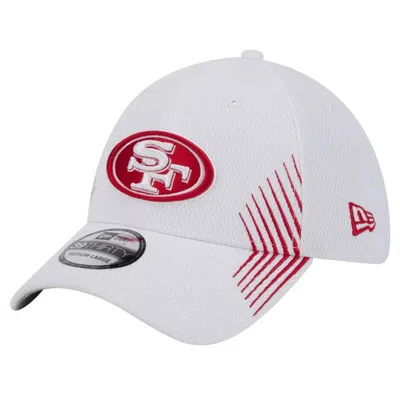 New Era White San Francisco 49ers Active 39thirty Flex Hat
