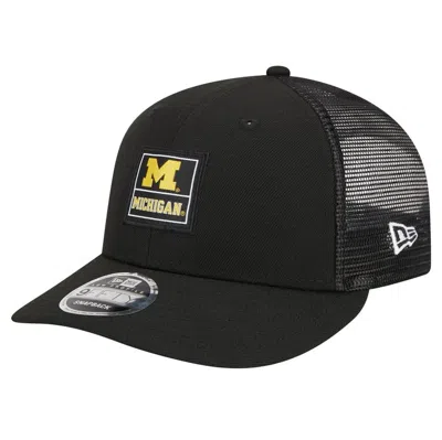 New Era Black Michigan Wolverines Labeled 9fifty Snapback Hat