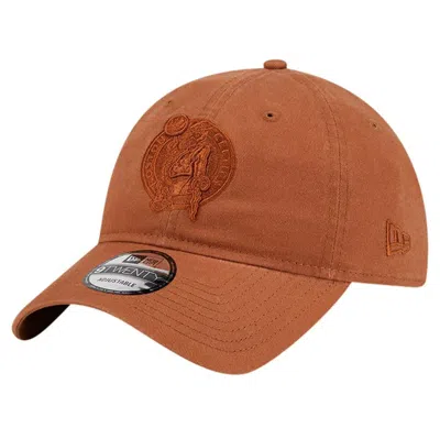 New Era Brown Boston Celtics Colorpack Tonal 9twenty Adjustable Hat