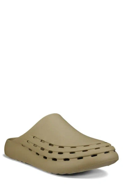 Ecco Cozmo Perforated Mule In Sand