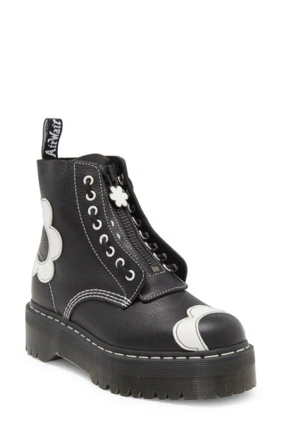 Dr. Martens' Sinclair Boots In Black/white