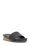 Vince Camuto Febba Demi-wedge Flatform Slide Sandals In Black