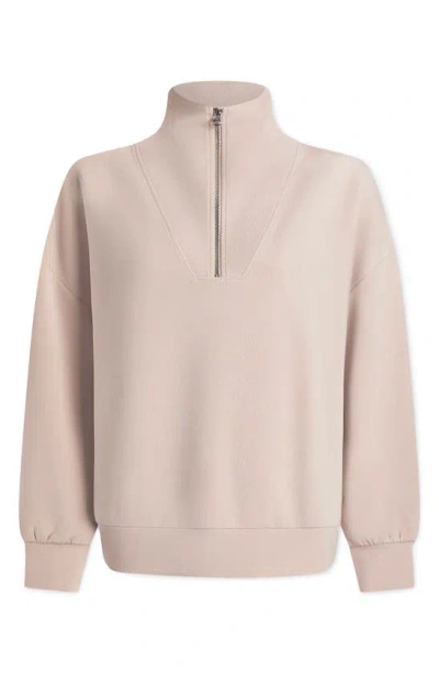 Varley Hawley Half-zip Sweatshirt In Grey