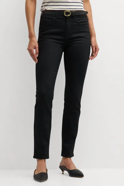 Nili Lotan Jonas Skinny-leg Ankle Jeans In Black