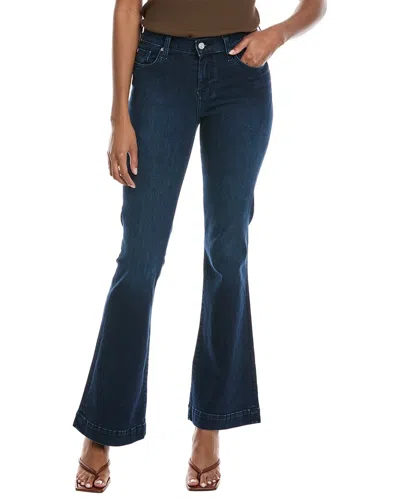 7 For All Mankind Tailorless Dojo Kaia Flare Jean In Blue