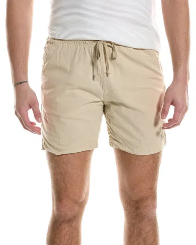 Save Khaki United Twill Easy Short In Beige