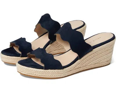 Pelle Moda Krew Espadrille In Midnight Navy In Blue