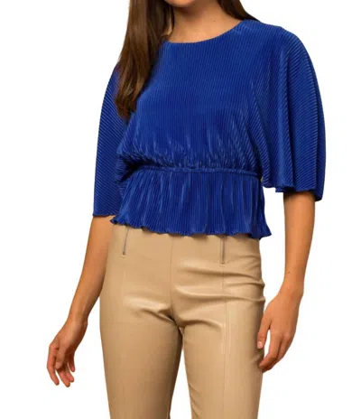 Gilli Jaime Top In Cobalt In Blue