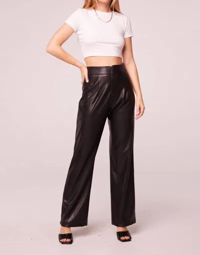 Band Of The Free Rock Goddess Faux Leather Pants In Black