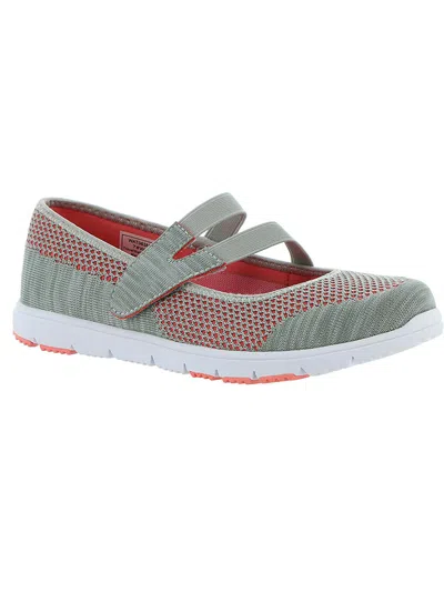 Propét Travel Walker Evo Womens Mesh Casual Mary Janes In Grey