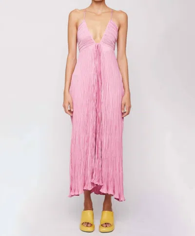 A.l.c Angelina Midi Dress In Rose Pink