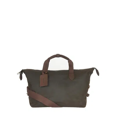 Barbour Duffle Bag In Brown