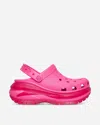 Crocs Classic Mega Crush Clogs In Pink